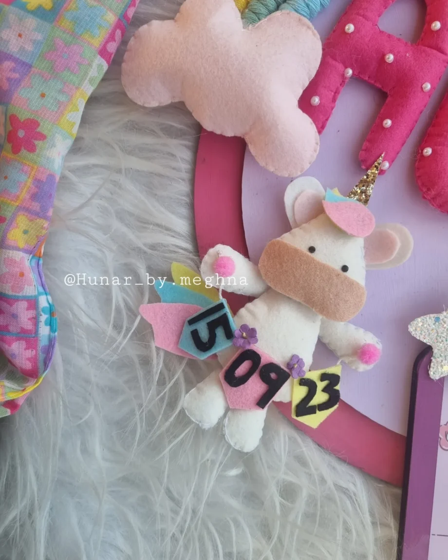 unicorn name hanging with baby birth details