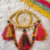 bohemian quirky evil eye dreamcatcher
