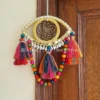 colorful beachy bohemian evil eye dreamcatcher
