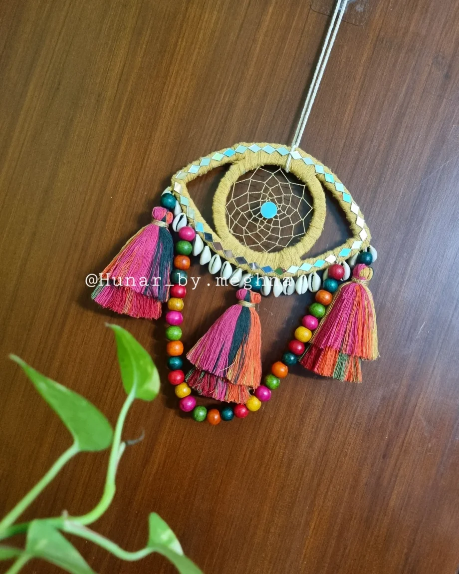 evil eye colorful dreamcatcher bohemian