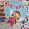 fairy angel theme name hanging for nursery decor and return gifts