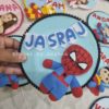 spiderman name hanging for kids return gift room decor