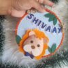 lion theme felt name hanging for kids room decor