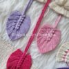 macrame leaves hanging decor