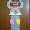 handcrafted macrame crochet name hanging for kids room decor