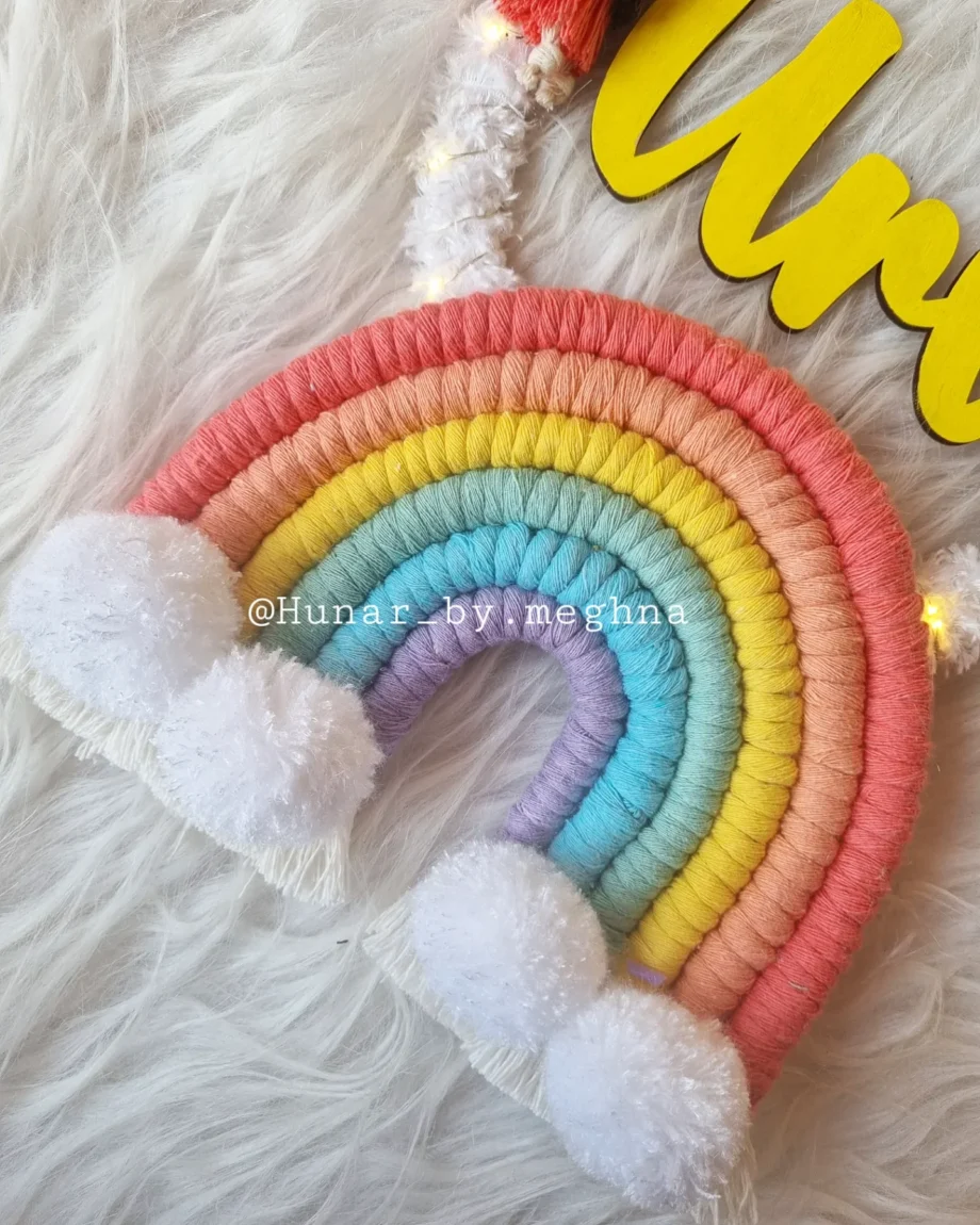 handcrafted personalized name plate for kids room decor