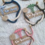 professional name plates handcrafted with macrame