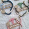 professional name plates handcrafted with macrame