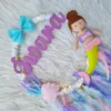 mermaid sea world theme name hanging for kids room decor