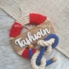 baby announcement and baby shoot prop name hanging