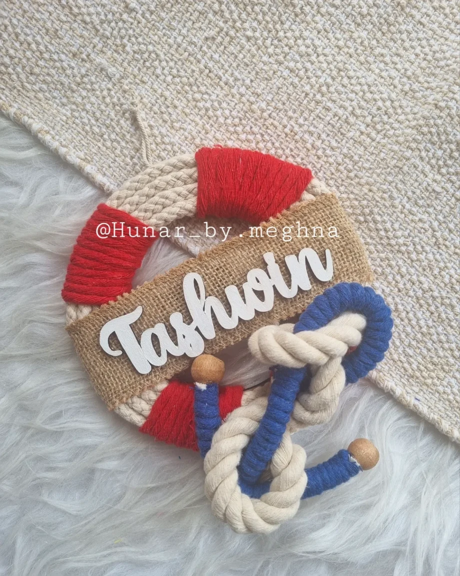 baby announcement and baby shoot prop name hanging