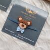 plushy cute teddy rakhi handcrafted