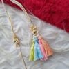 couple rakhi pair in pretty pastel colors