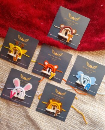 reusable animal rakhis macrame personalized