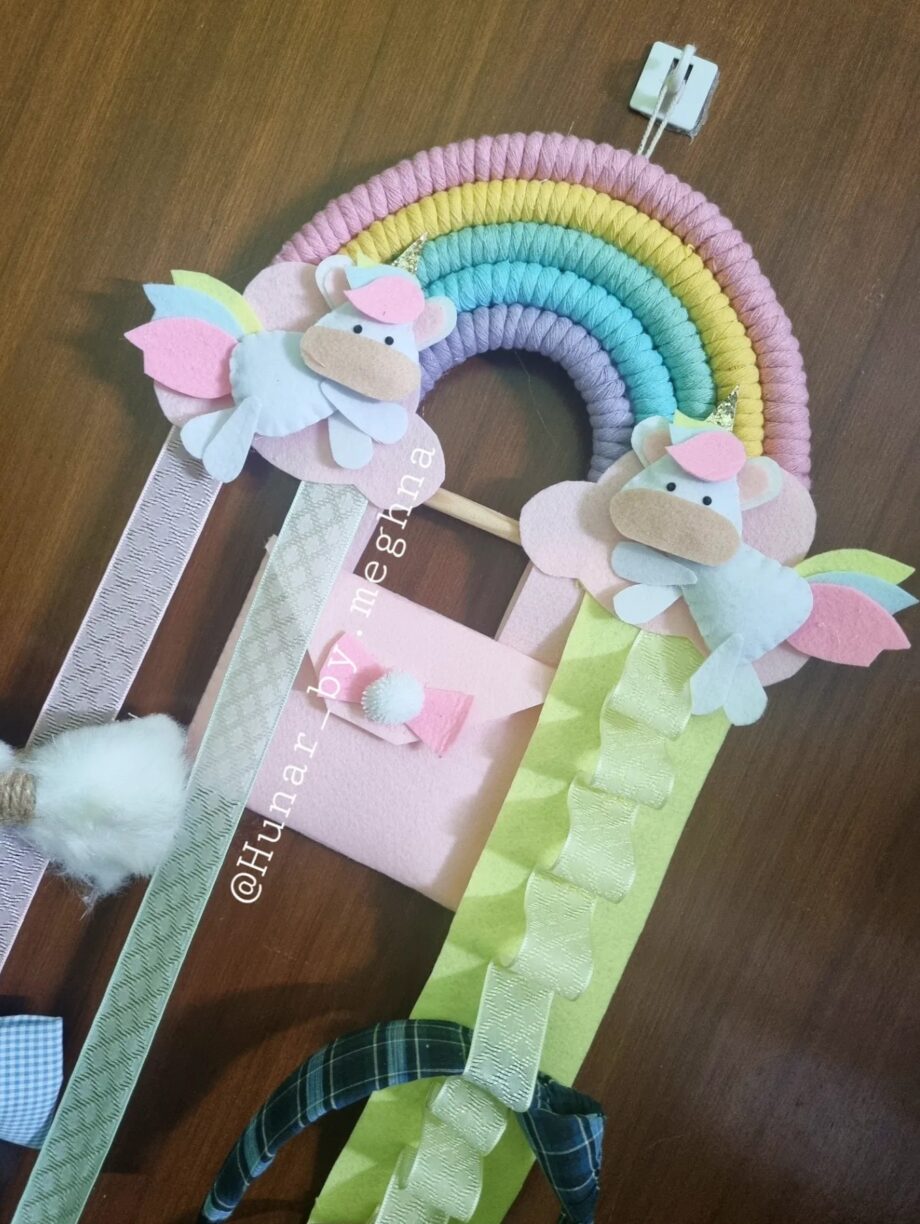 unicorn and rainbow theme decor and gift for kids