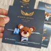 personalized cute handcrafted teddy rakhi