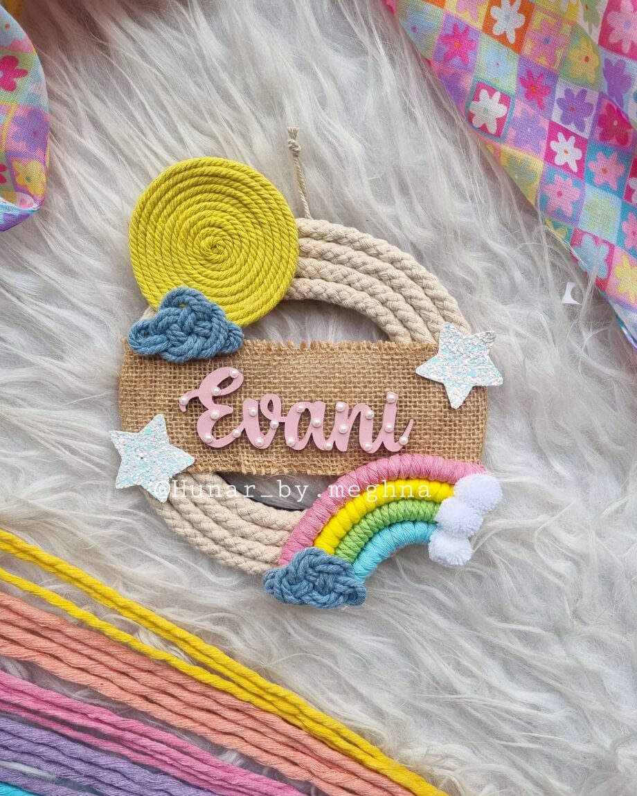 kids room entrance decor personalized