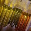 macrame chandelier lantern with classic aesthetic knots