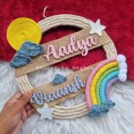 siblings name hanging for kids room decor