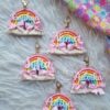 personalized rainbow keychains with name