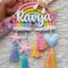 kids personalized room decor unicorn theme