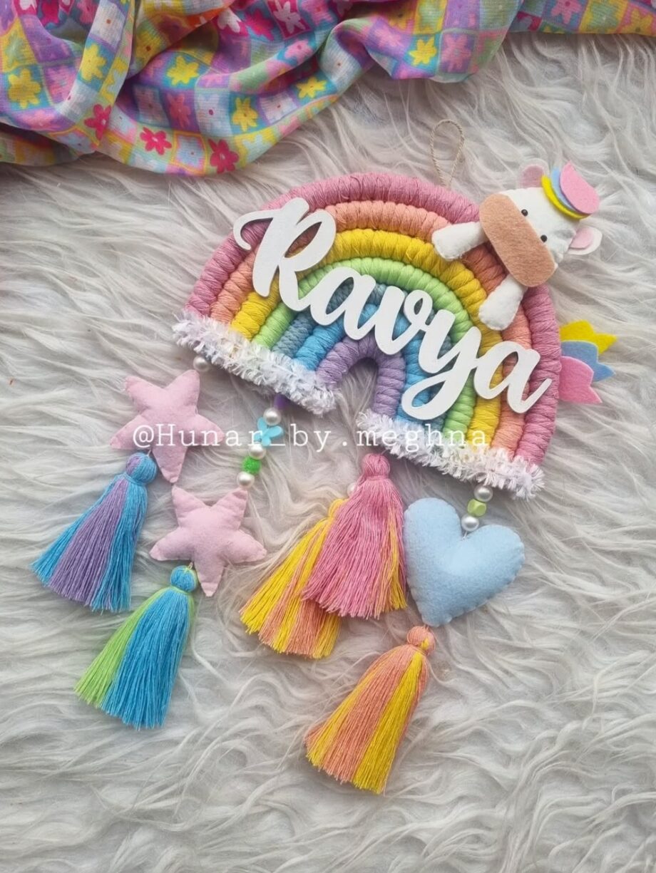 unicorn rainbow pastel color room decor for kids room
