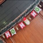christmas bells bunting decor handmade shop small
