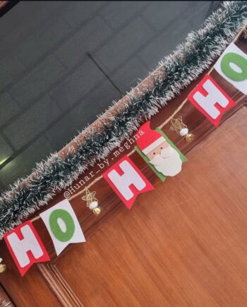 christmas bells bunting decor handmade shop small