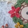 aesthetic statement piece home decor wall clock handcrafted with macram