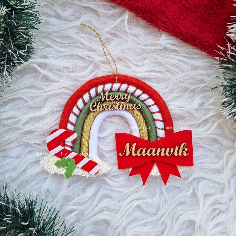 personalized Christmas decor ornaments memento