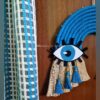 bohemian blue evil eye wall hanging home decor hotel decor