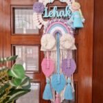elsa doll themed name hanging for kids room decor personalized gift