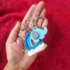 personalized return gifts for kids in rainbow macrame