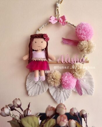 cute pink personalized room decor gift for girls room decor