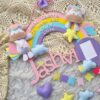 baby birth details keepsake hanging