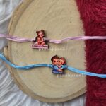 cute personalized reusable bro sis rakhi