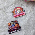 personalized kids superhero avengers princess rainbow unicorn teddy name fridge magnets