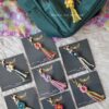 floral hand knotted macrame bag charms and keychains perfect for party favors, wedding favors, return gifts, baby shower favors