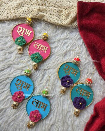shubh laabh door hanging for festive home decor and corporate gifting festive gifting